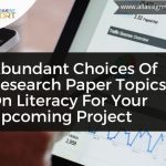 Literacy Research Paper Topics