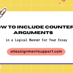 How to Include Counter Arguments