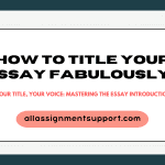 How to Title Your Essay Fabulously