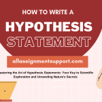 how to write a hypothesis statement